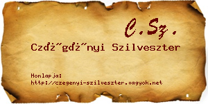 Czégényi Szilveszter névjegykártya